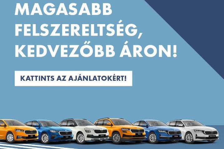 Magasabb felszereltség kedvezőbb áron!